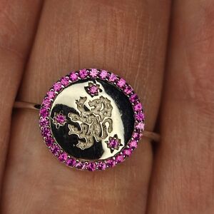 Gryffindor Mascot Ring Sz.7 S925